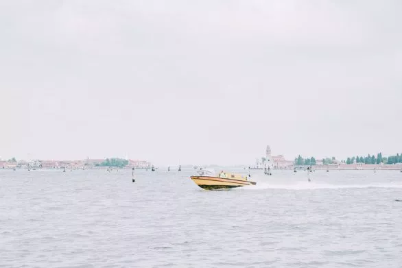 Boat in Venetian Lagoon