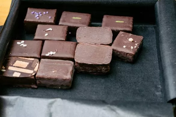 Belgian chocolate in a box
