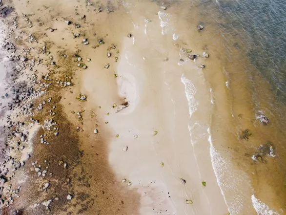 Drone photo of Baltic Sea