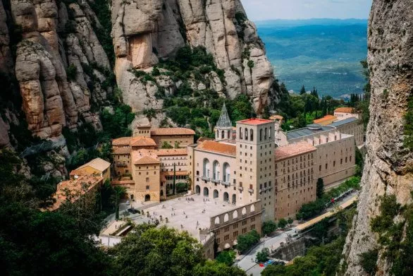 Abbey of Montserrat in Spain
