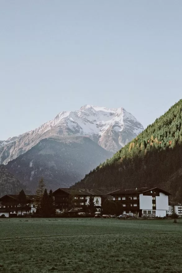 Ski resort Mayrhofen in Austira