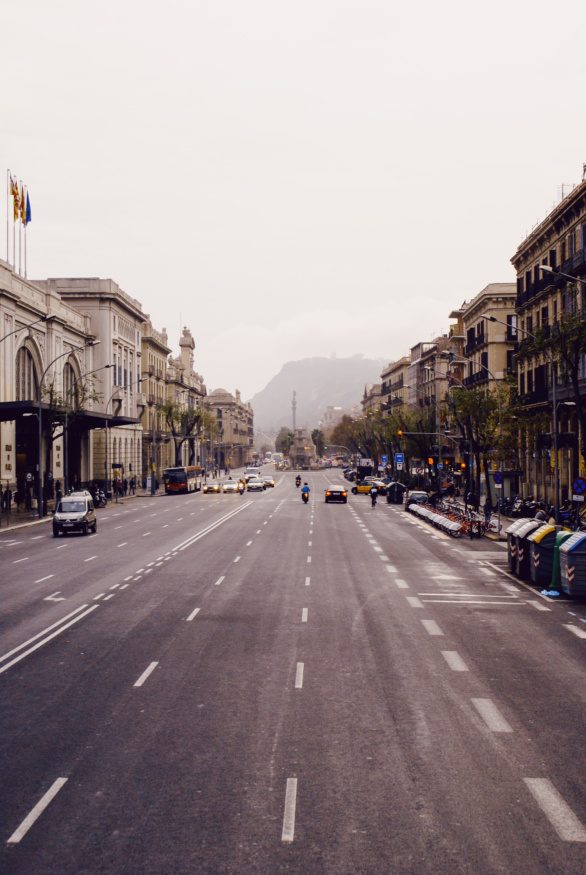 Street in Barcelona, Spain