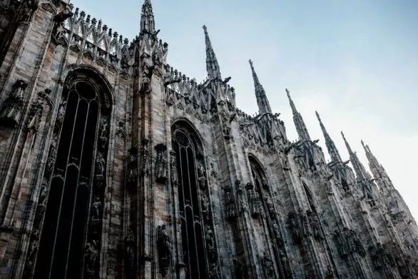 Walls of Milan Cathedral, Italy