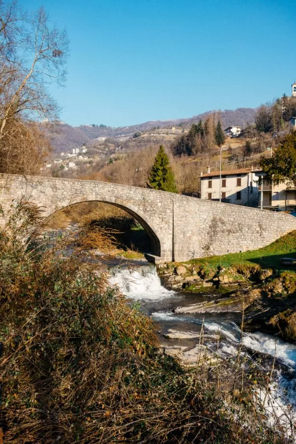 Stream in Rota d'Imagna, Italy