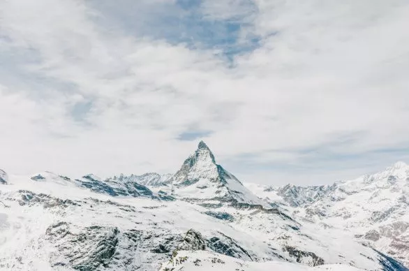 Matterhorn mountain in the Alps