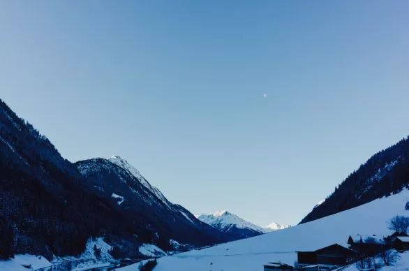 Early morning in Ischgl, Austria