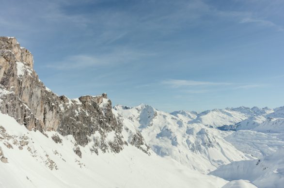 Alps in AUstria in Winter