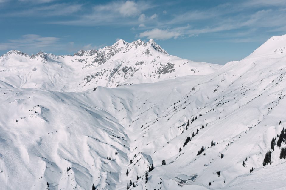 Alps in Austria in Winter