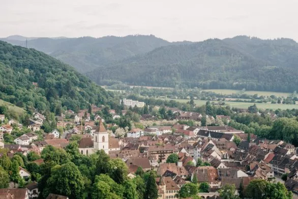 German town of Staufen in south-west Germany