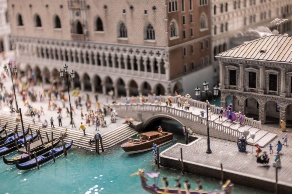 Venice, Italy in miniature