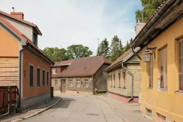 Wooden architecture of Cesis, Latvia