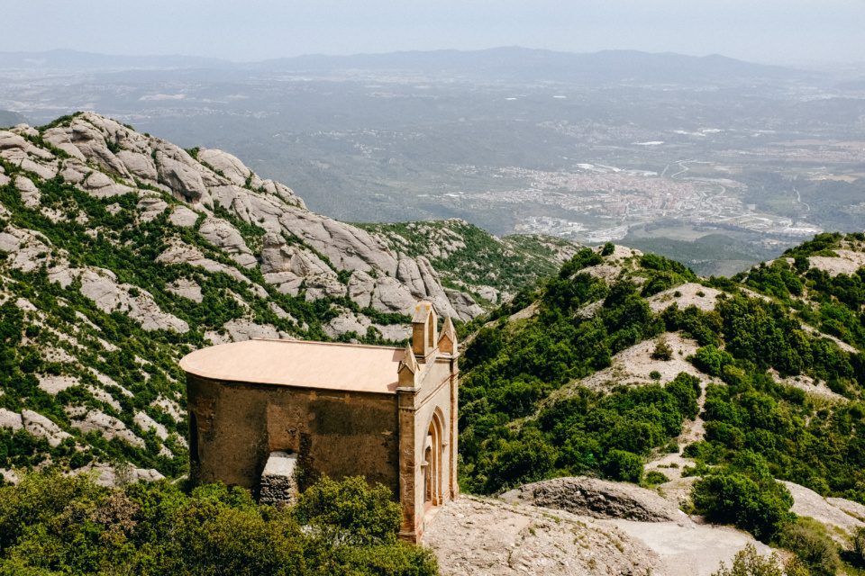 A Small Chapel in the Montserrat Mountains, Spain