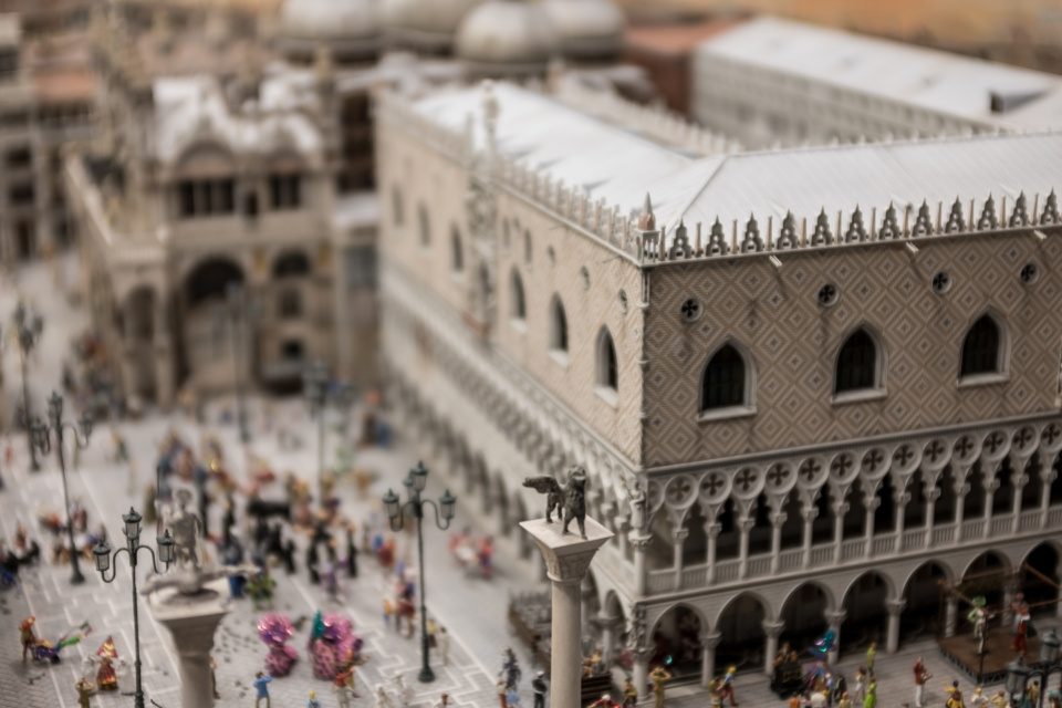 St. Mark's Square in Venice in miniature