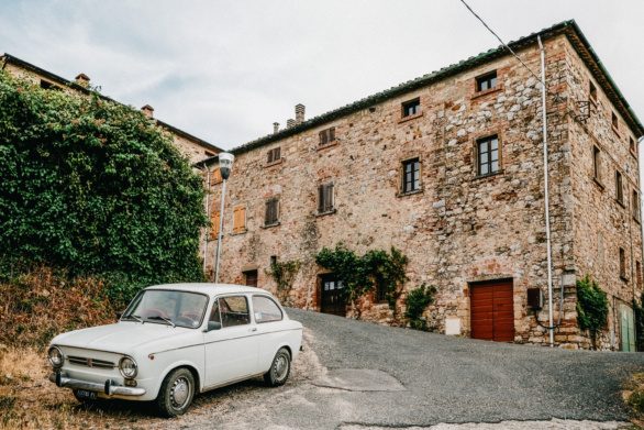 Old Fiat in an Italian village