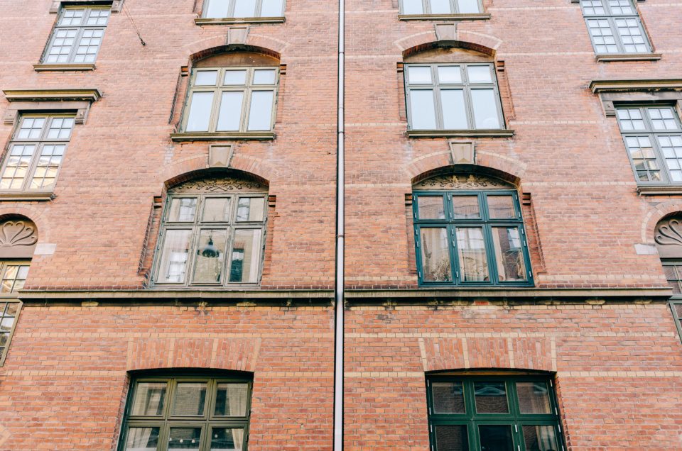 Facade of an old Danish house