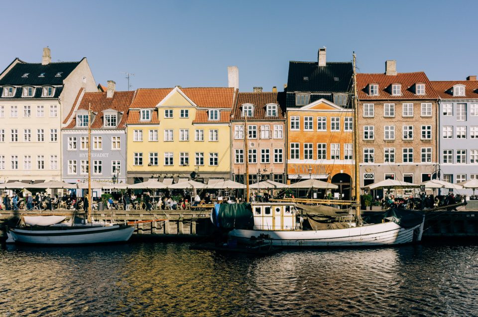 Nyhavn in Сopenhagen, Denmark