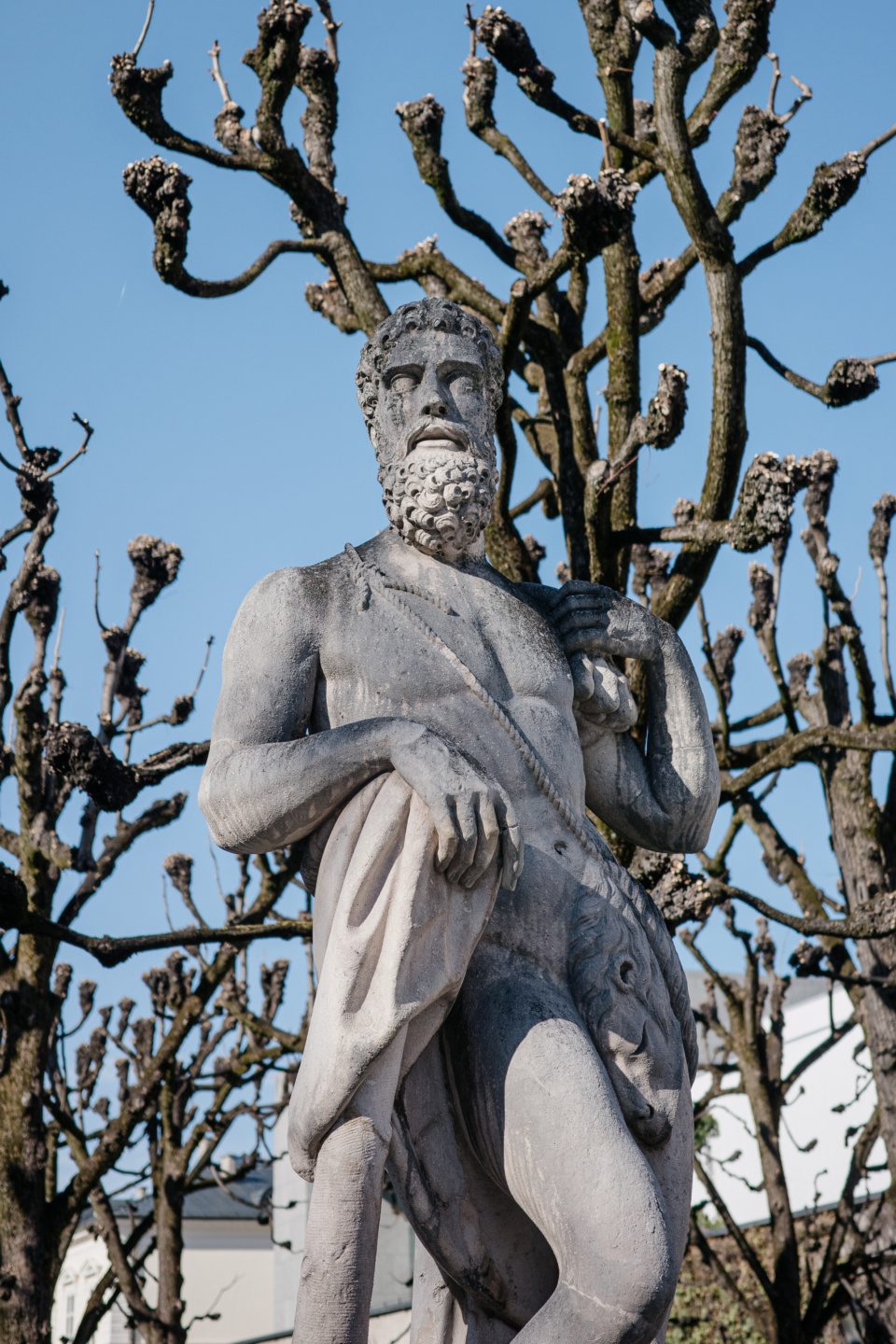 Statue in Mirabell Gardens, Salzburg