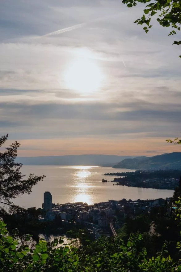 Montreux and Lake Geneva in captivating counterlight