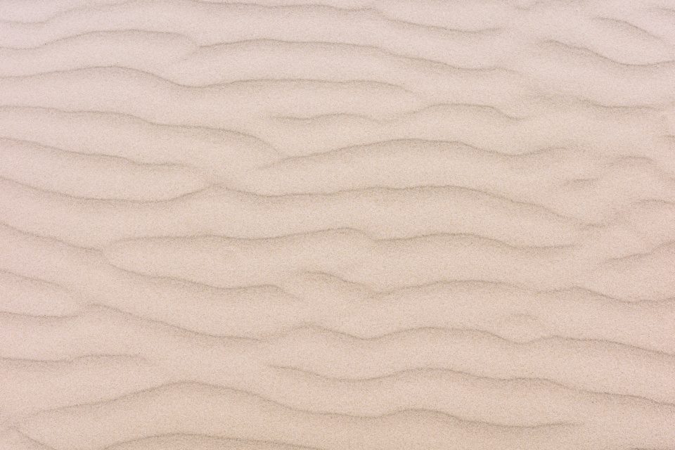 Sandy beach pattern on the Baltic Sea coast