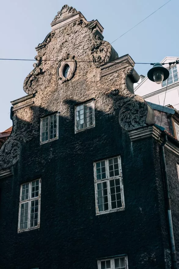 House in Old Town in Riga, Latvia