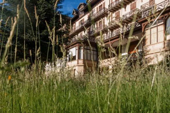 Abandoned hotel in Glion, Switzerland