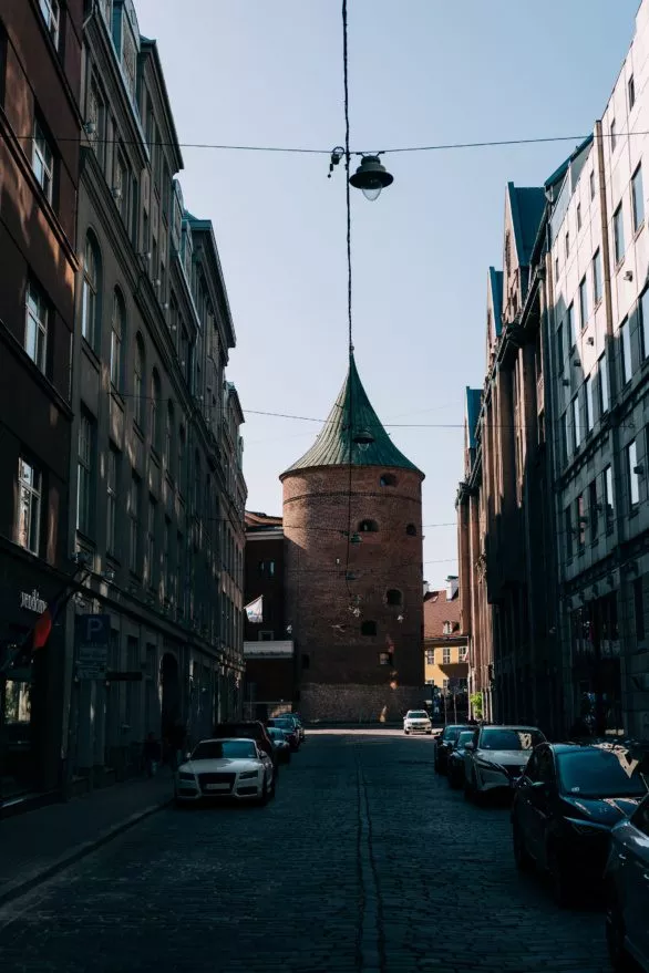 Powder Tower in Riga,Latvia