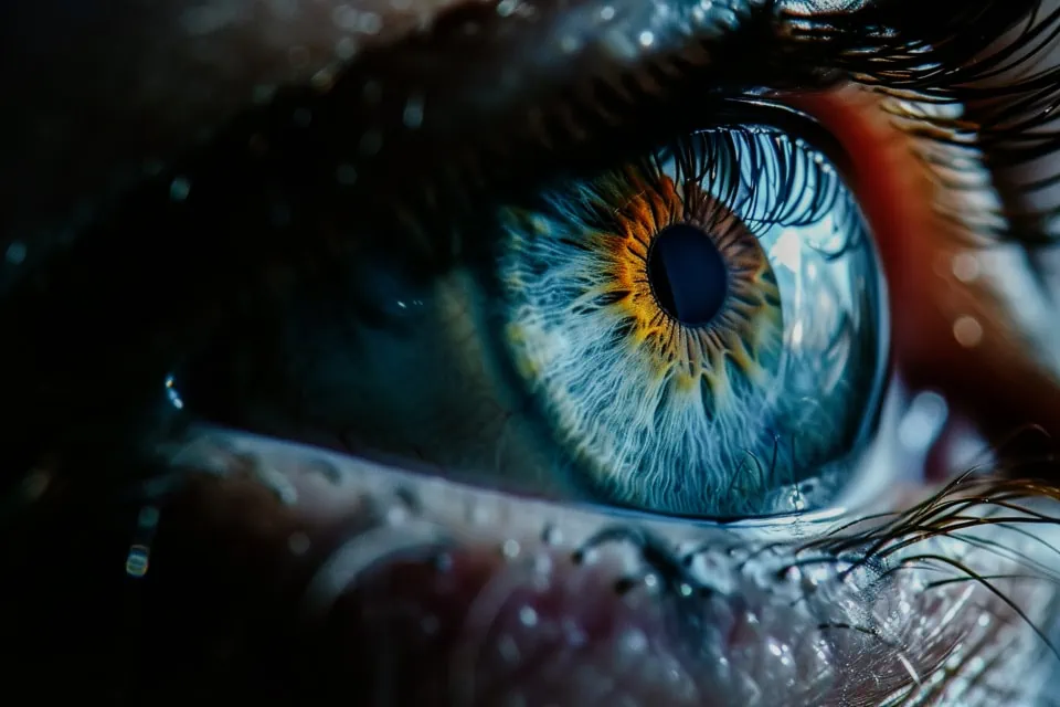 Close-Up of a Blue Eye