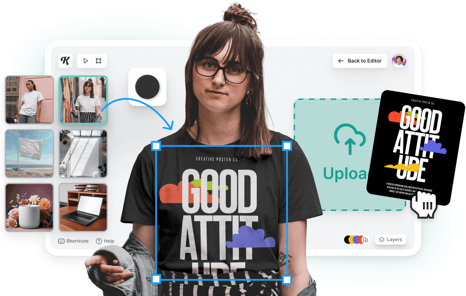 Kittl – Easy-to-Use Mockup Generator