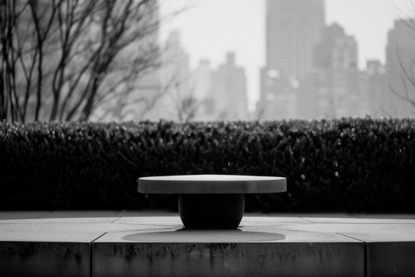 Bench’s Silhouette Against the Urban Skyline