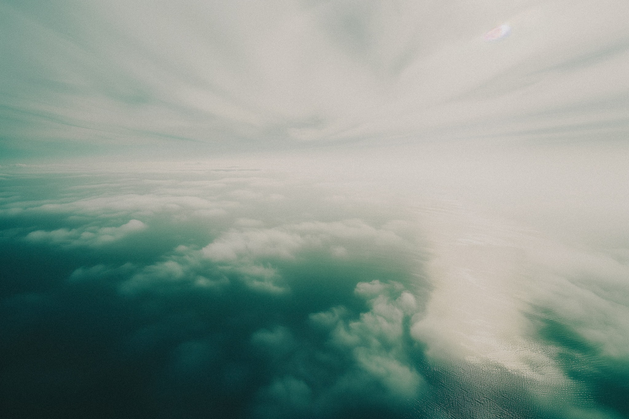 Aerial View of Sky and Clouds