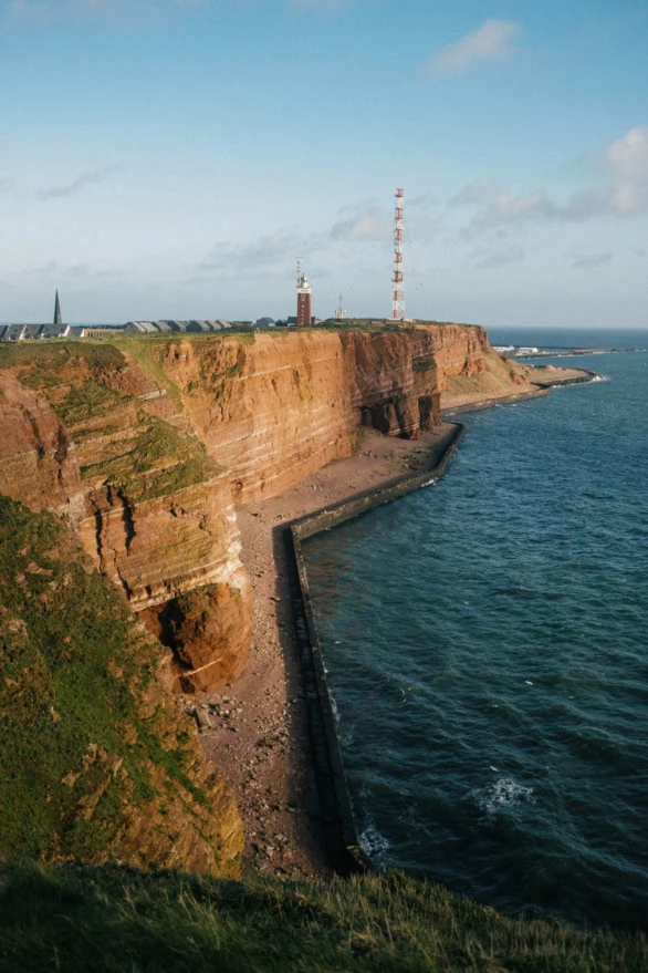 Lighthouse and Communications Towers on Helgoland
