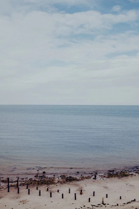 Clear Sea and Sky on Helgoland Coast
