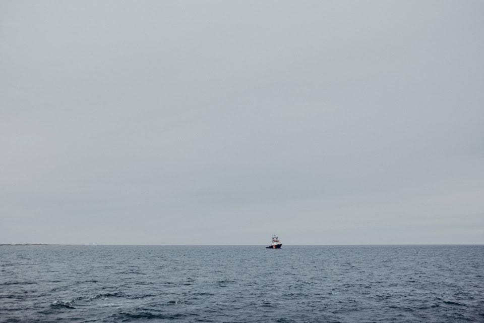 Lone Ship on the Horizon