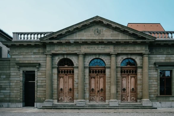 Liberté et Patrie: Historic Facade in Lausanne