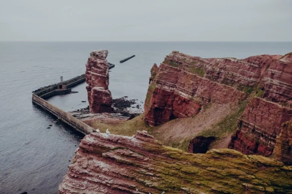 Iconic Lange Anna Rock Formation on Helgoland