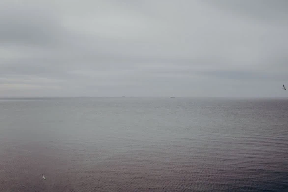Distant Horizon Over the Sea