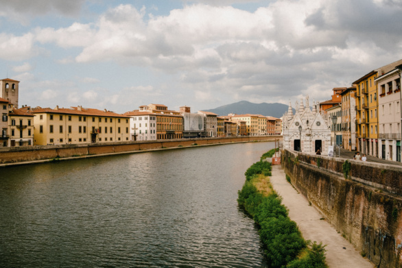 Riverside View of Pisa